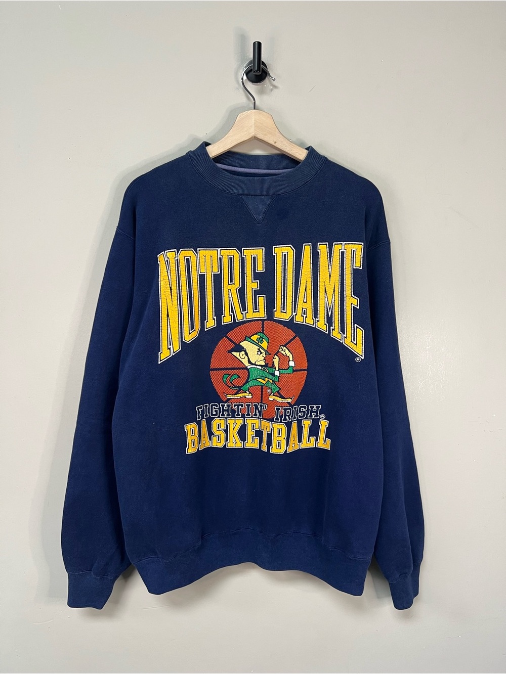 90s Notre Dame Basketball Crewneck